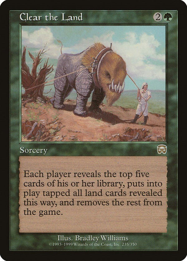 Clear the Land [MMQ - 235] - Cartes Sportives Rive Sud