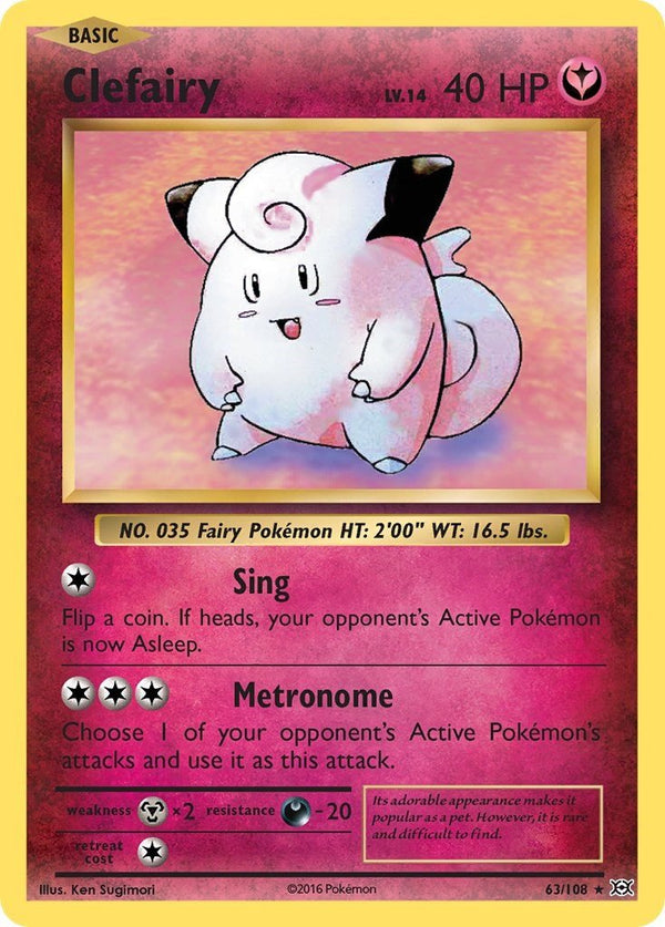 Clefairy [EVO - 63/108] - Cartes Sportives Rive Sud
