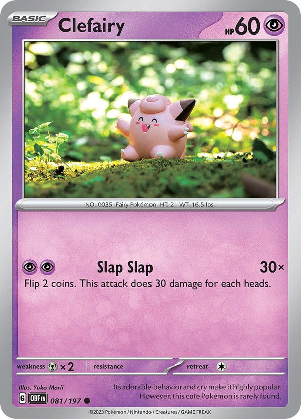 Clefairy [OBF - 081/197] - Cartes Sportives Rive Sud
