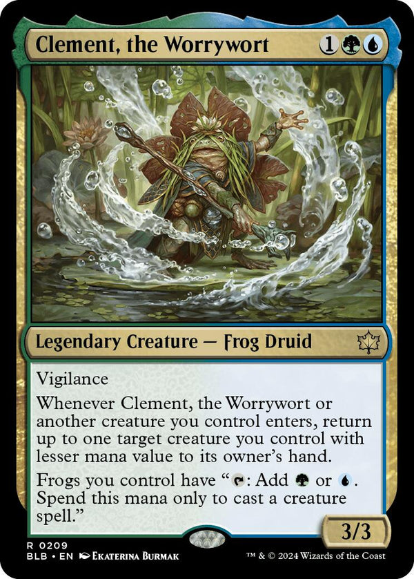 Clement, the Worrywort [BLB - 209] - Cartes Sportives Rive Sud