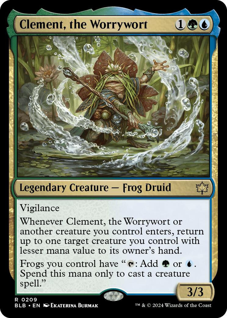 Clement, the Worrywort [BLB - 209] - Cartes Sportives Rive Sud