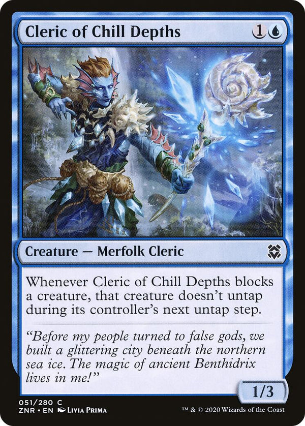 Cleric of Chill Depths [ZNR - 51] - Cartes Sportives Rive Sud