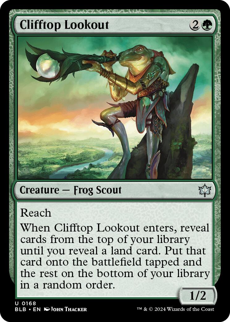 Clifftop Lookout [BLB - 168] - Cartes Sportives Rive Sud