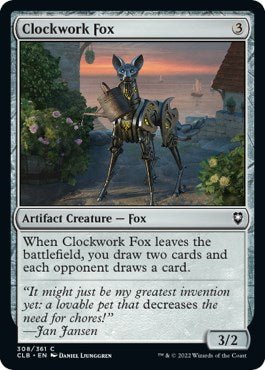 Clockwork Fox [CLB - 308] - Cartes Sportives Rive Sud