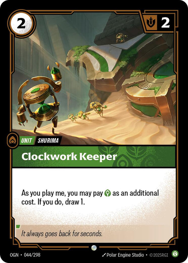 Clockwork Keeper [OGN - 044/298] - Cartes Sportives Rive Sud