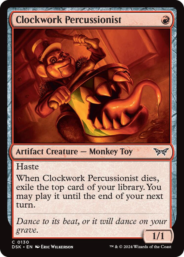 Clockwork Percussionist (0130) [DSK - 130] - Cartes Sportives Rive Sud
