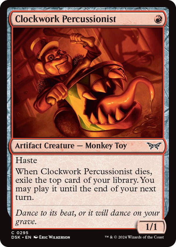Clockwork Percussionist (0295) [DSK - 295] - Cartes Sportives Rive Sud