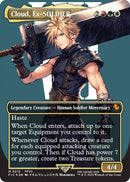 Cloud, Ex - SOLDIER (Borderless) (Surge Foil) [FIC - 210] - Cartes Sportives Rive Sud