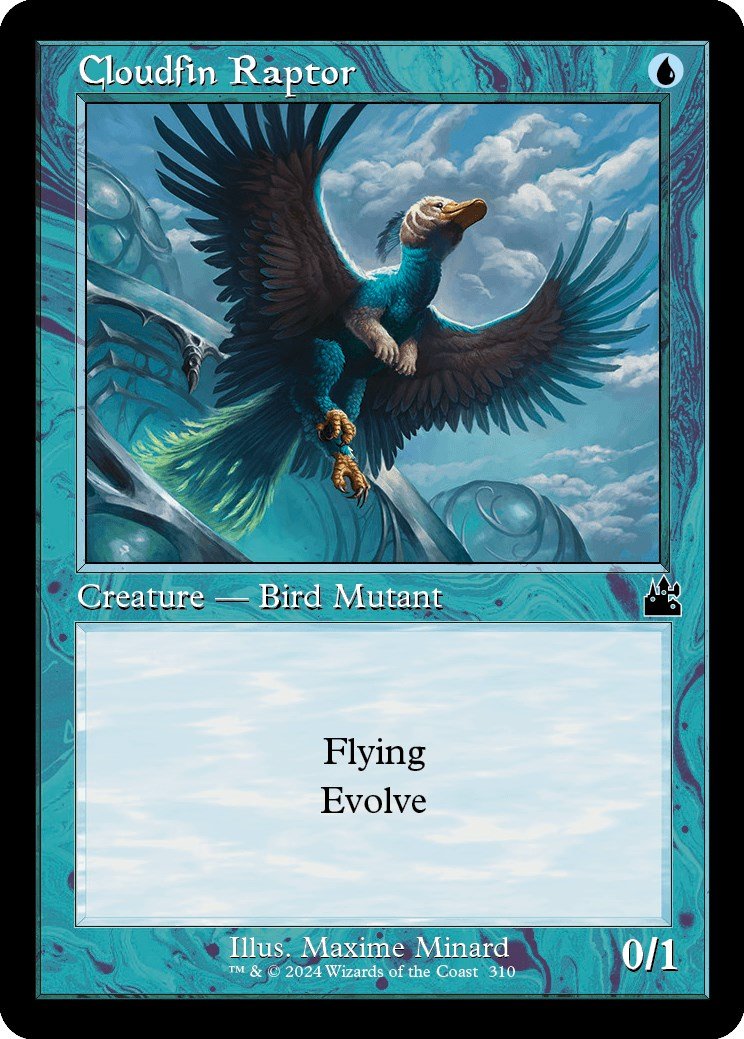 Cloudfin Raptor (Retro Frame) [RVR - 310] - Cartes Sportives Rive Sud