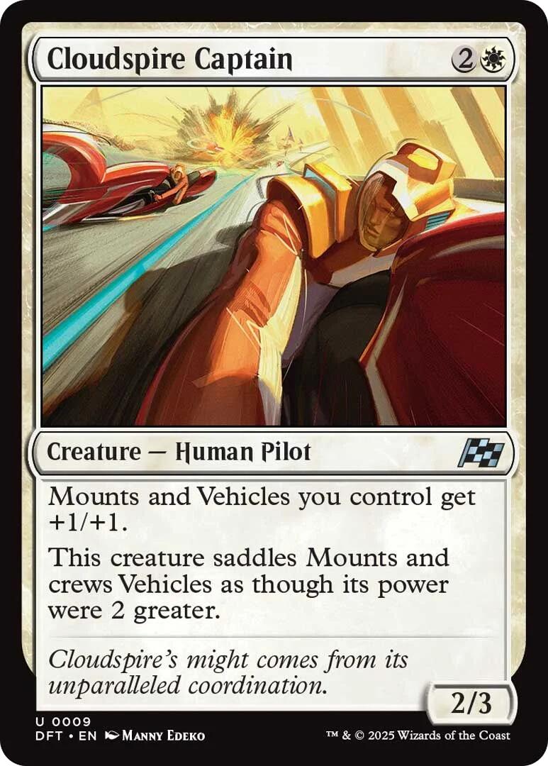 Cloudspire Captain [DFT - 9] - Cartes Sportives Rive Sud
