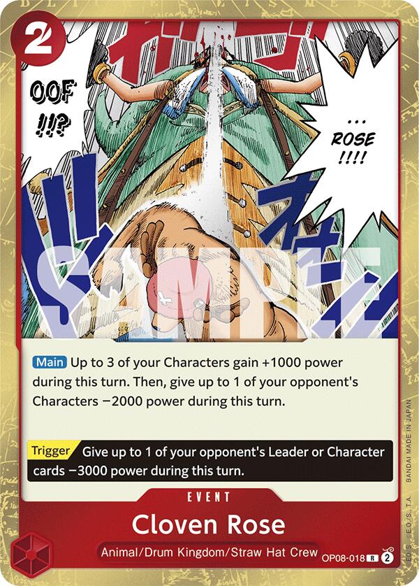 Cloven Rose [OP08 - OP08 - 018] - Cartes Sportives Rive Sud