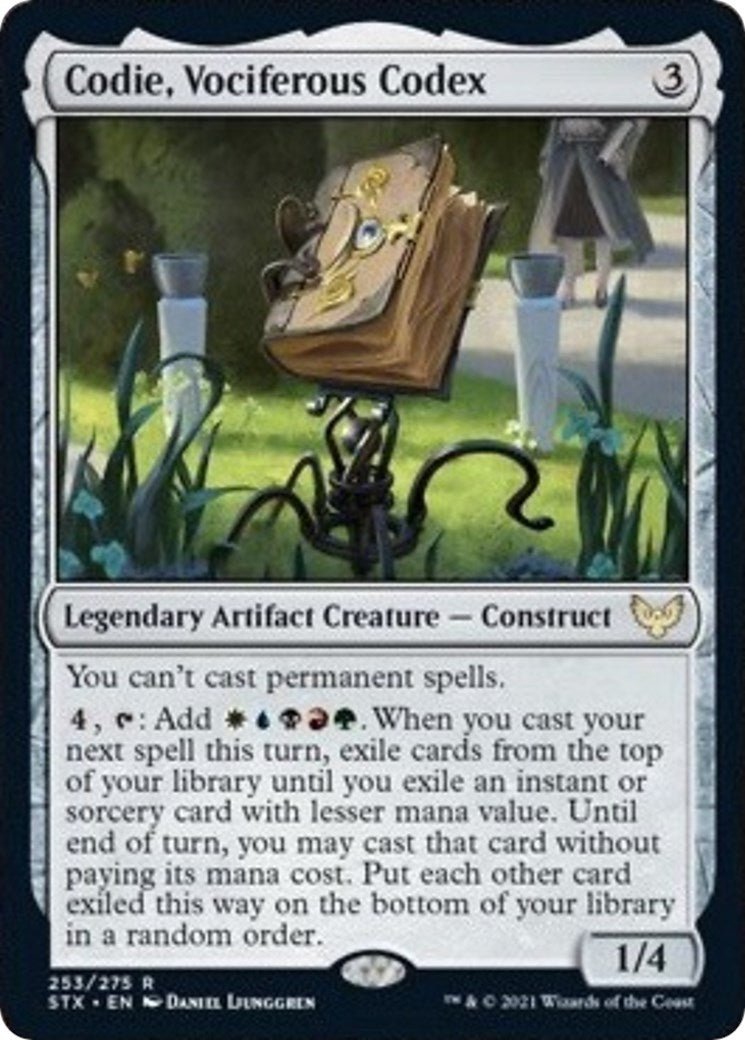 Codie, Vociferous Codex [STX - 253] - Cartes Sportives Rive Sud