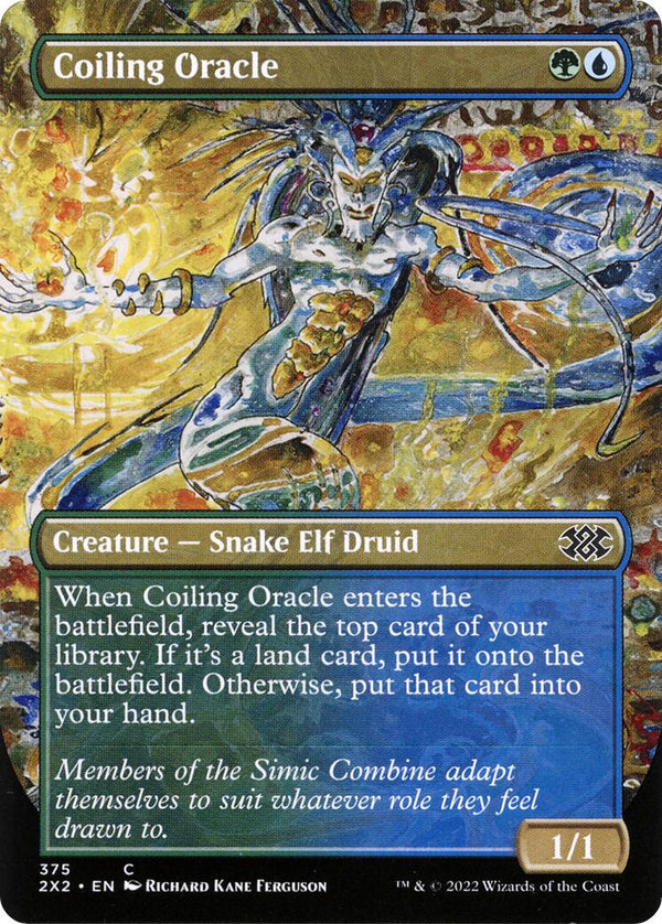 Coiling Oracle (Borderless) [2X2 - 375] - Cartes Sportives Rive Sud