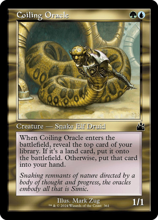 Coiling Oracle (Retro Frame) [RVR - 361] - Cartes Sportives Rive Sud