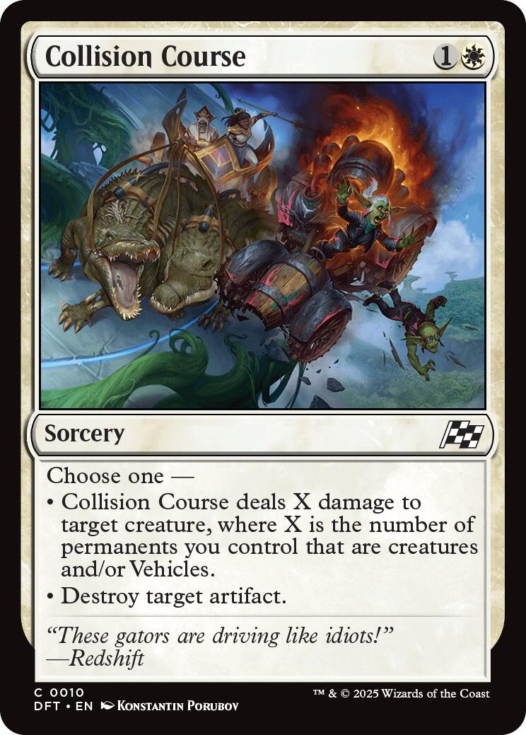 Collision Course [DFT - 10] - Cartes Sportives Rive Sud