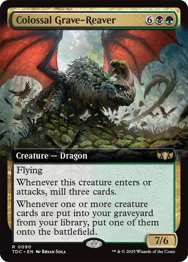 Colossal Grave - Reaver (Extended Art) [TDC - 90] - Cartes Sportives Rive Sud