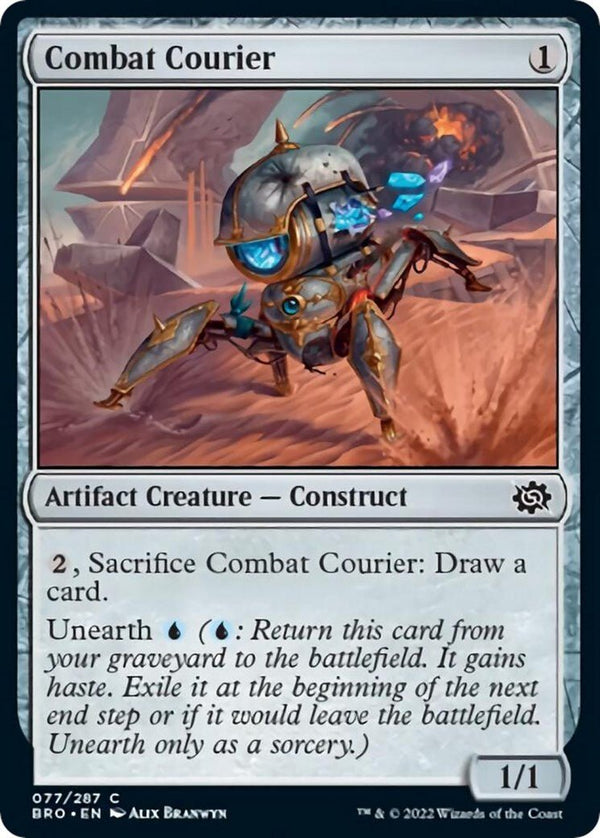 Combat Courier [BRO - 77] - Cartes Sportives Rive Sud