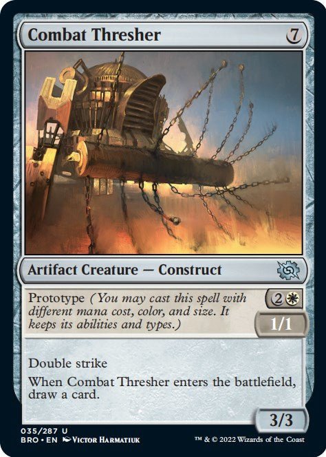 Combat Thresher [BRO - 35] - Cartes Sportives Rive Sud