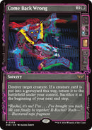 Come Back Wrong (Showcase) [DSK - 309] - Cartes Sportives Rive Sud