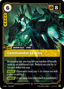 Commander Ledros [OGN - 231/298] - Cartes Sportives Rive Sud