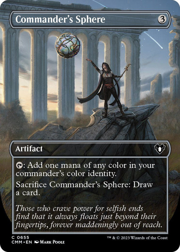 Commander's Sphere (Borderless) [CMM - 655] - Cartes Sportives Rive Sud