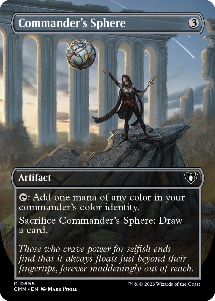 Commander's Sphere (Borderless) [CMM - 655] - Cartes Sportives Rive Sud