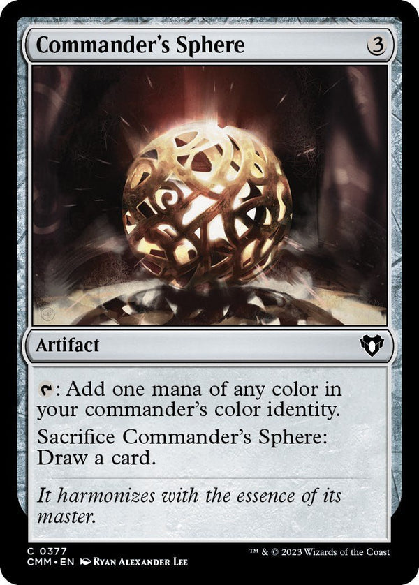 Commander's Sphere [CMM - 377] - Cartes Sportives Rive Sud