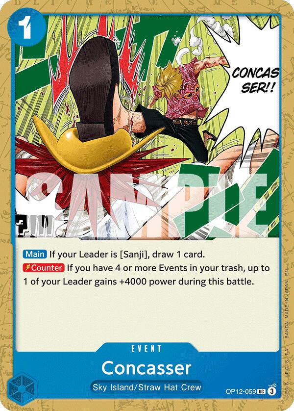 Concasser [OP12 - OP12 - 059] - Cartes Sportives Rive Sud