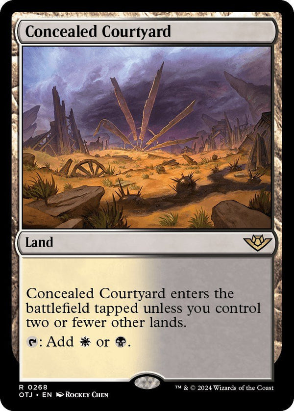 Concealed Courtyard [OTJ - 268] - Cartes Sportives Rive Sud