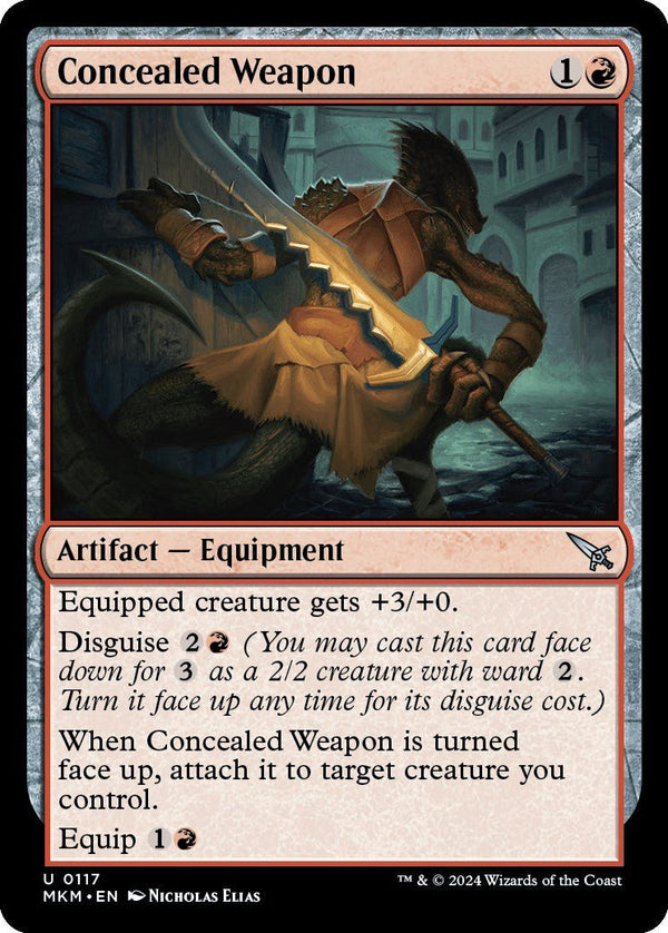 Concealed Weapon [MKM - 117] - Cartes Sportives Rive Sud