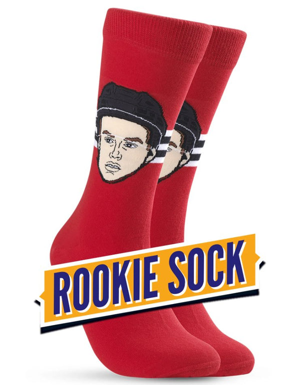 Connor Bedard - Major League Socks (Rookie Socks) - Cartes Sportives Rive Sud