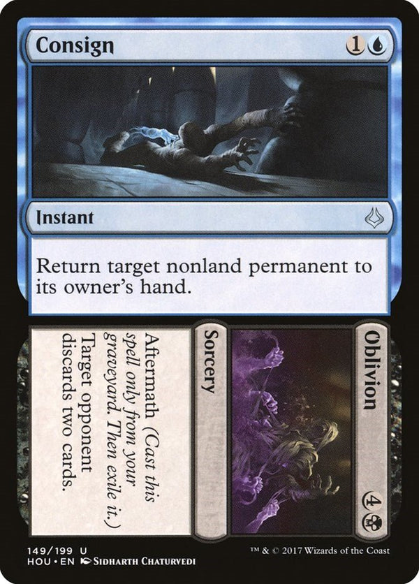 Consign // Oblivion [HOU - 149] - Cartes Sportives Rive Sud