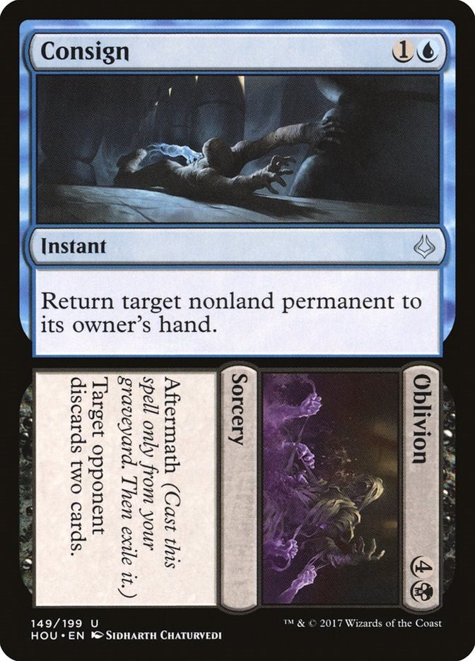 Consign // Oblivion [HOU - 149] - Cartes Sportives Rive Sud