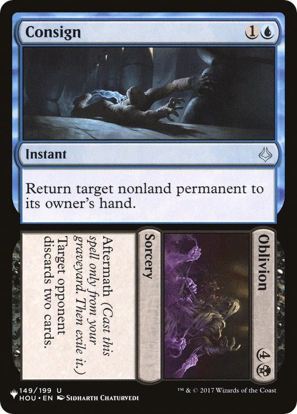 Consign // Oblivion [LIST - 149/199] - Cartes Sportives Rive Sud