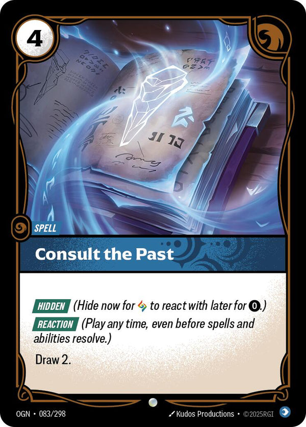 Consult the Past [OGN - 083/298] - Cartes Sportives Rive Sud