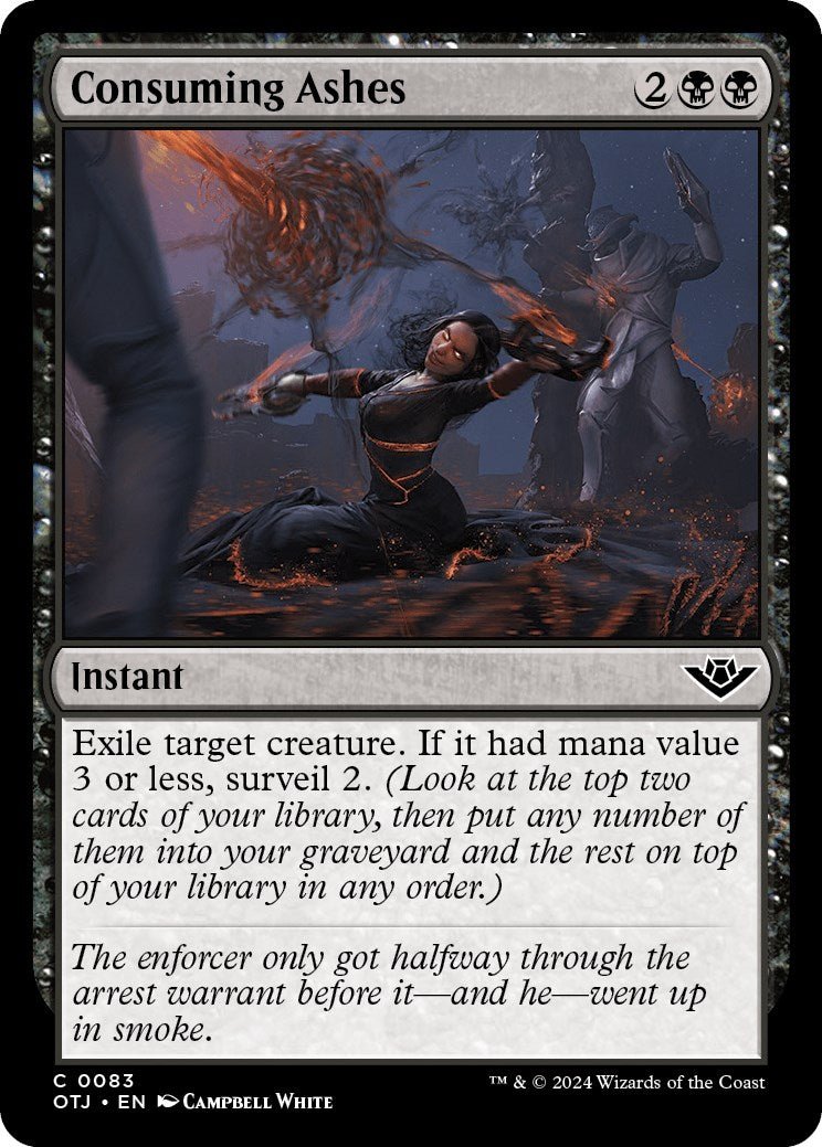 Consuming Ashes [OTJ - 83] - Cartes Sportives Rive Sud