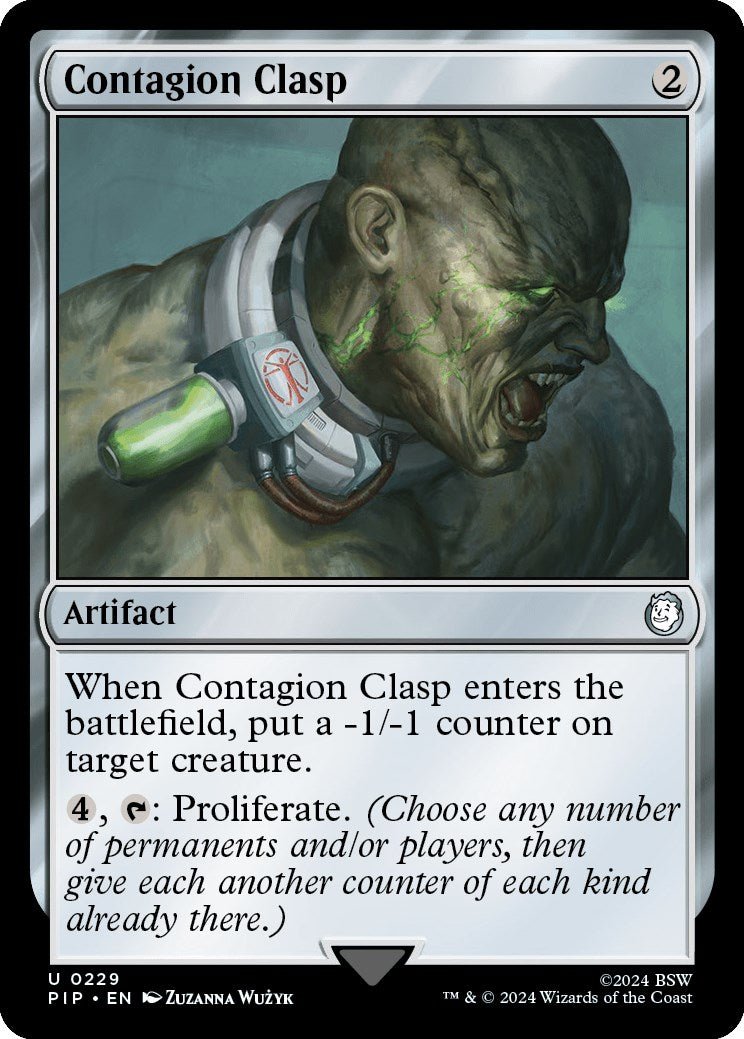 Contagion Clasp [PIP - 229] - Cartes Sportives Rive Sud