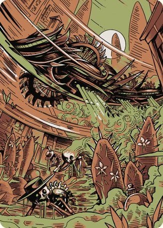 Contagion Engine Art Card [ASOTJ - 50] - Cartes Sportives Rive Sud