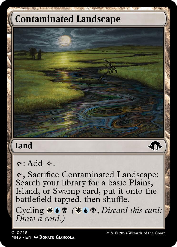 Contaminated Landscape [MH3 - 218] - Cartes Sportives Rive Sud