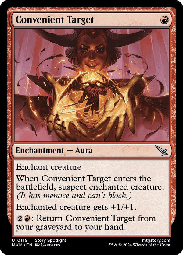 Convenient Target [MKM - 119] - Cartes Sportives Rive Sud
