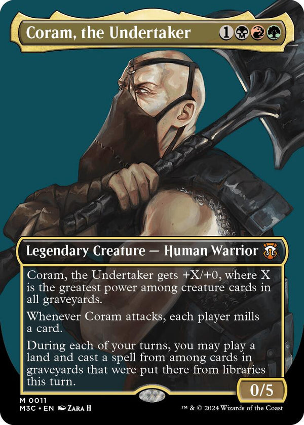 Coram, the Undertaker (Borderless) [M3C - 11] - Cartes Sportives Rive Sud