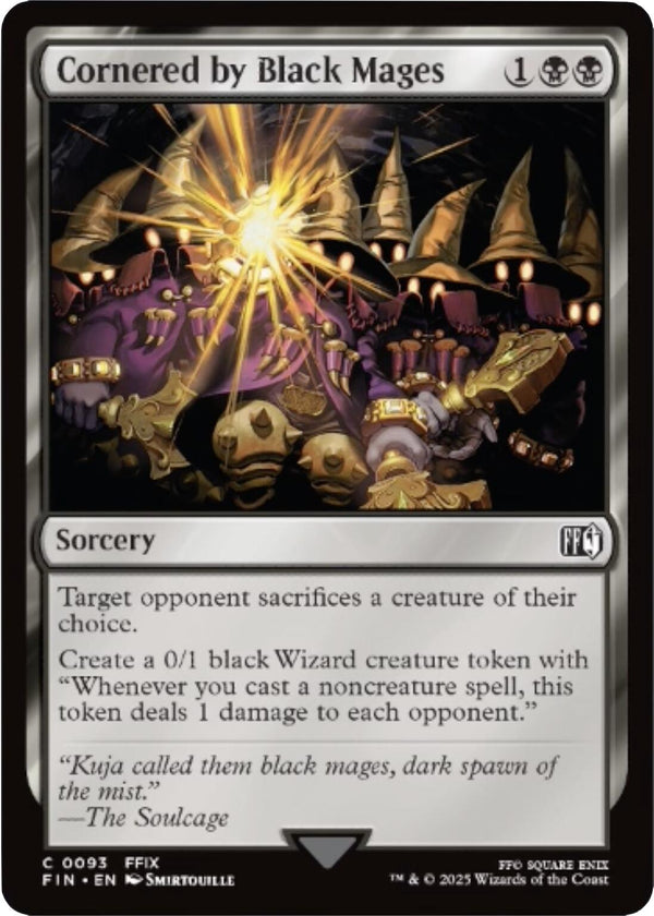 Cornered by Black Mages [FIN - 93] - Cartes Sportives Rive Sud