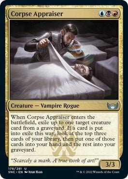 Corpse Appraiser [SNC - 178] - Cartes Sportives Rive Sud