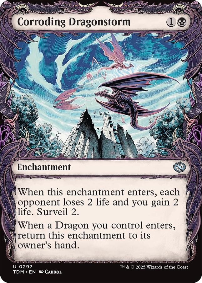 Corroding Dragonstorm (Showcase) [TDM - 297] - Cartes Sportives Rive Sud