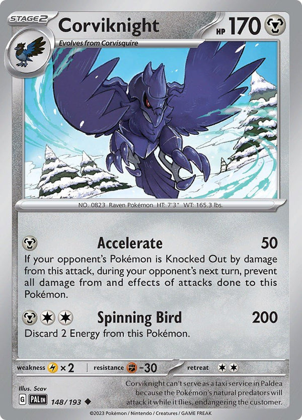 Corviknight [PAL - 148/193] - Cartes Sportives Rive Sud