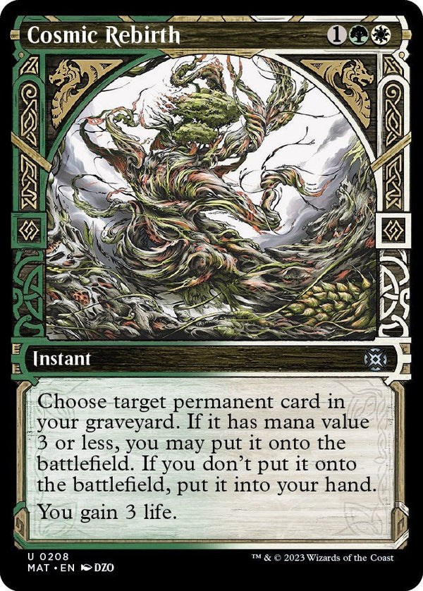 Cosmic Rebirth (Halo Foil) [MAT - 208] - Cartes Sportives Rive Sud