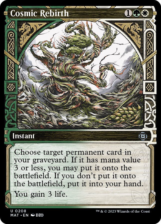 Cosmic Rebirth (Halo Foil) [MAT - 208] - Cartes Sportives Rive Sud