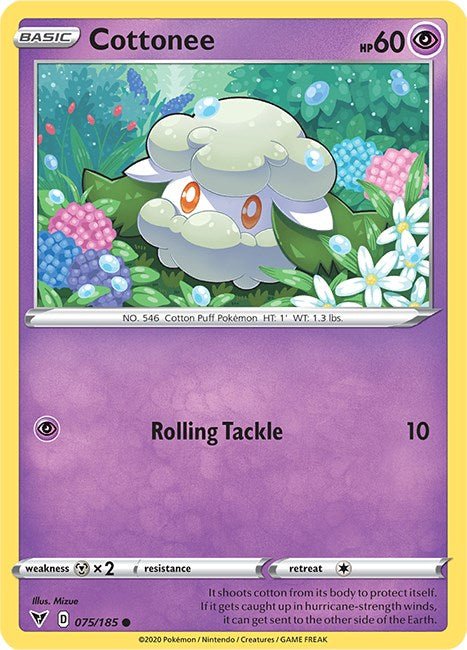 Cottonee [SWSH04 - 075/185] - Cartes Sportives Rive Sud