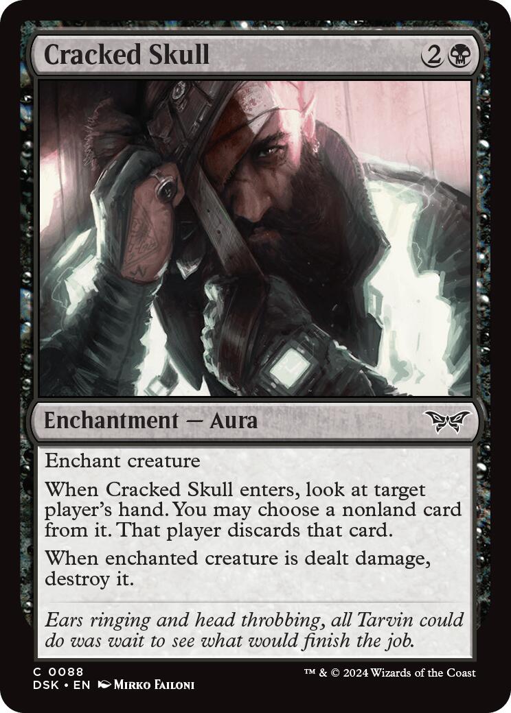 Cracked Skull [DSK - 88] - Cartes Sportives Rive Sud