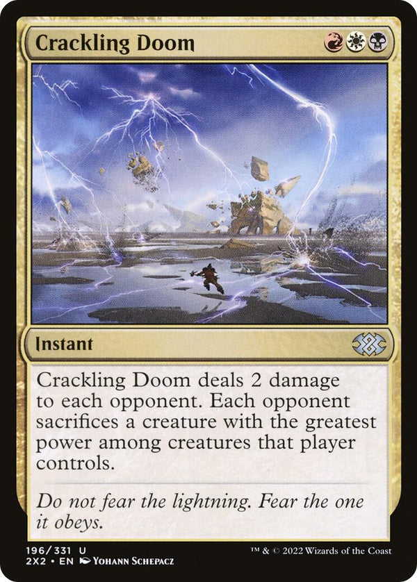 Crackling Doom [2X2 - 196] - Cartes Sportives Rive Sud